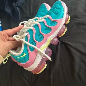 Nike Teal and Pink Women's Sneakers